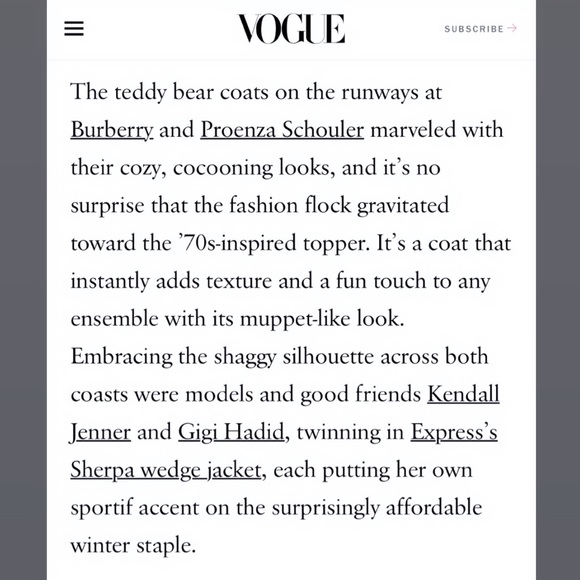 Express Sherpa Wedge Jacket - Picture 5 of 7